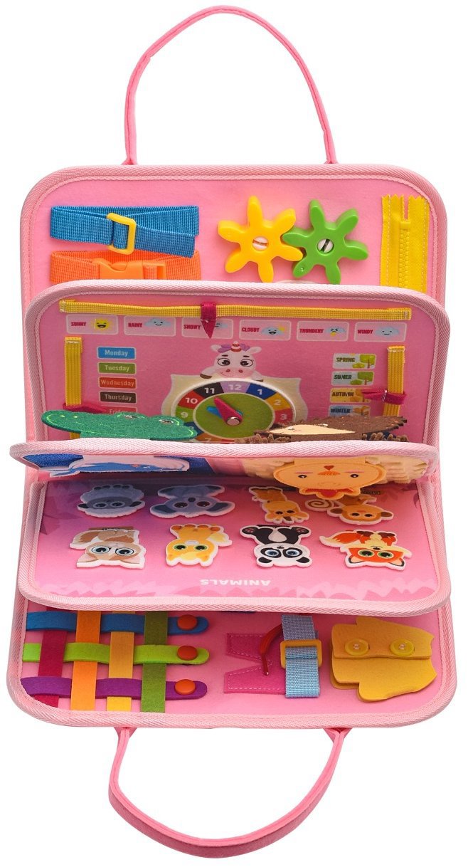 2Kids Toys Senzorická busy kniha Jednorožec 4
