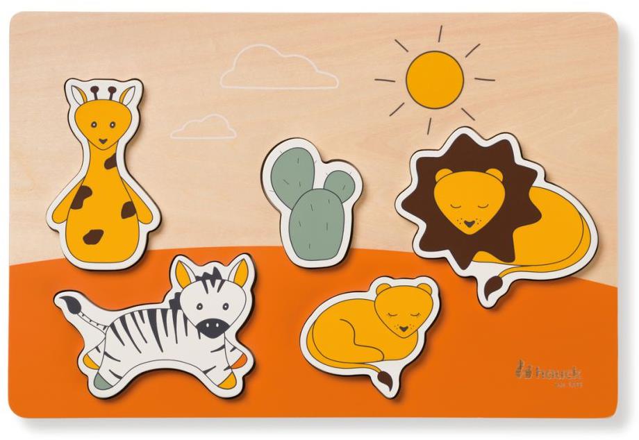 Dřevěné puzzle - Safari