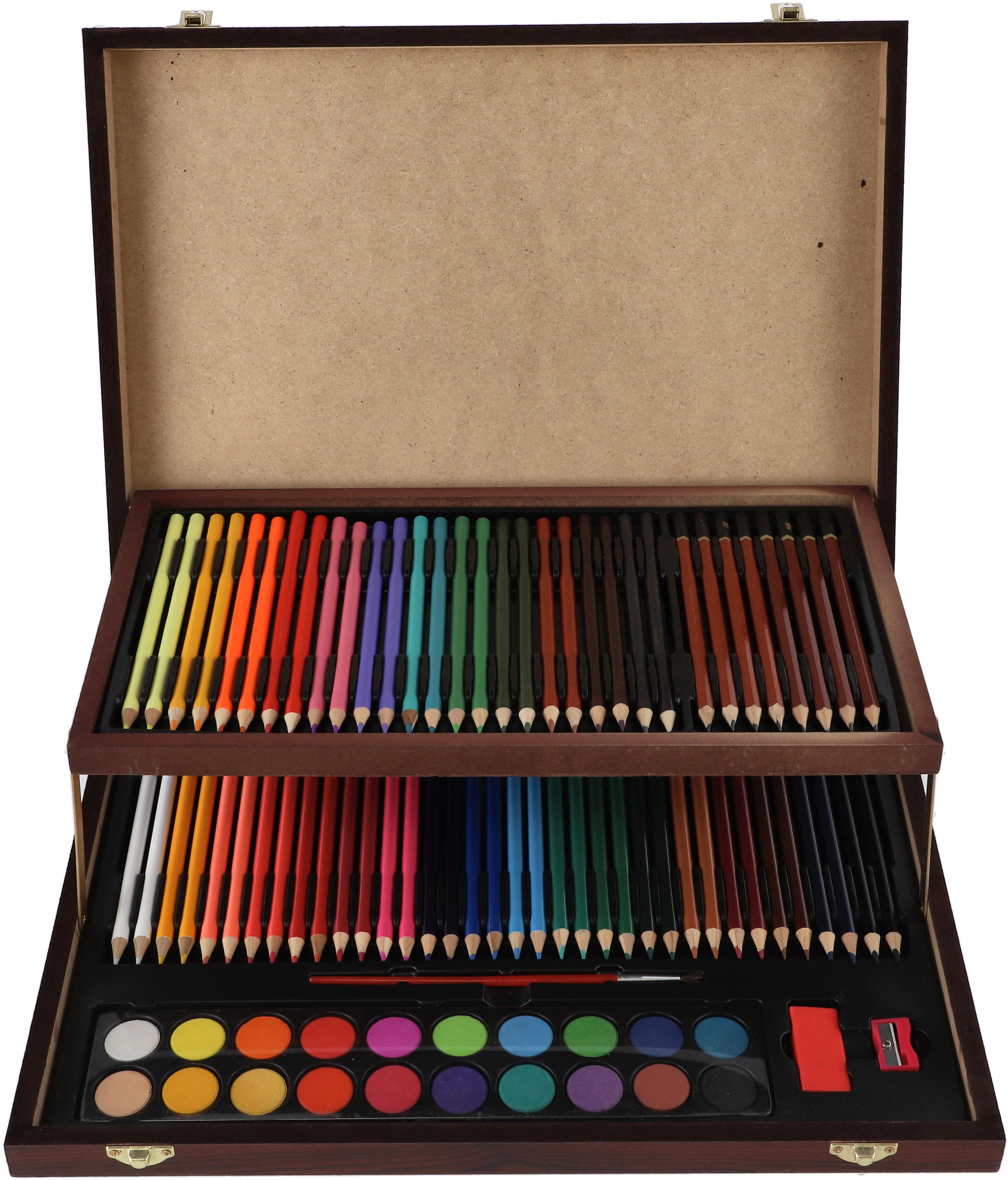 Sada na malování Teddies Art box s 91 výtvarnými potřebami