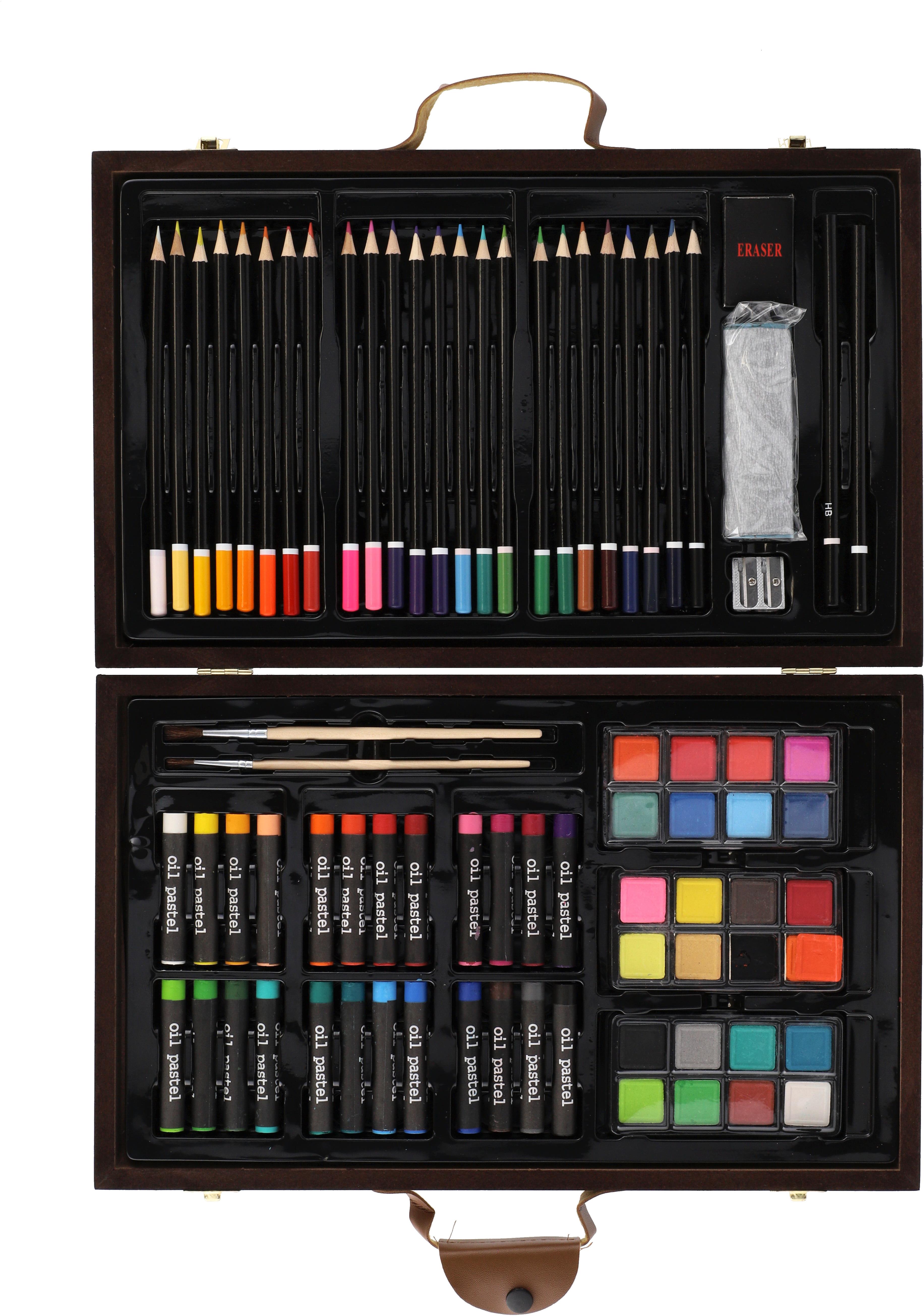 Sada na malování Teddies Art box s 91 výtvarnými potřebami