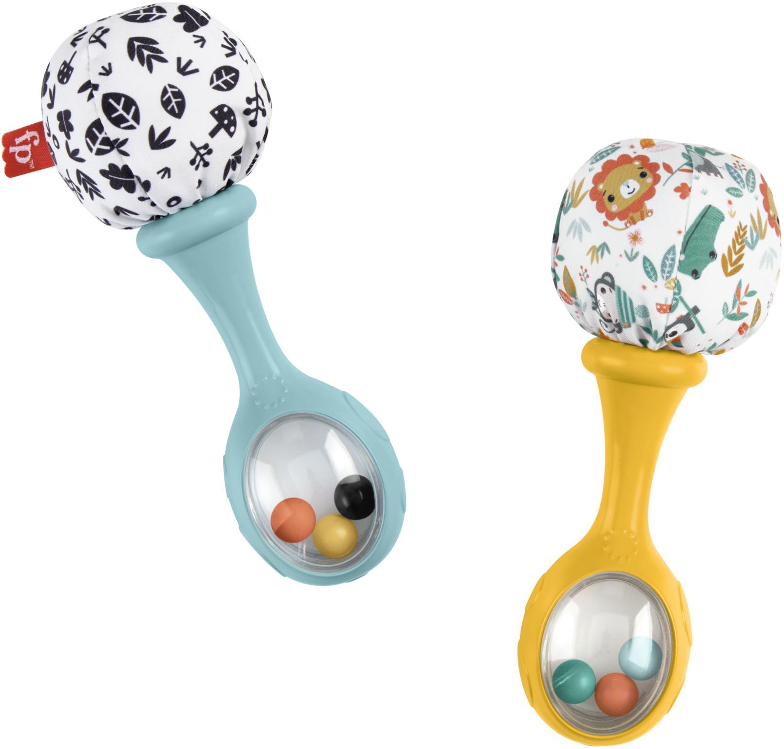 Fisher-Price Chrastící rumba koule Lístečky a zvířátka