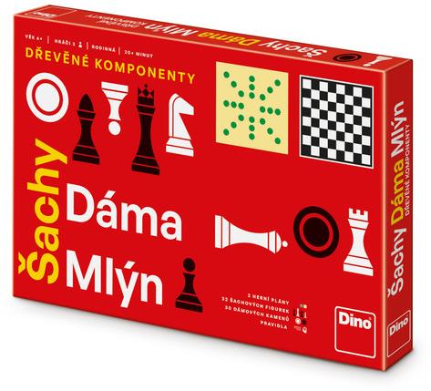 Dino Šachy, dáma, mlýn