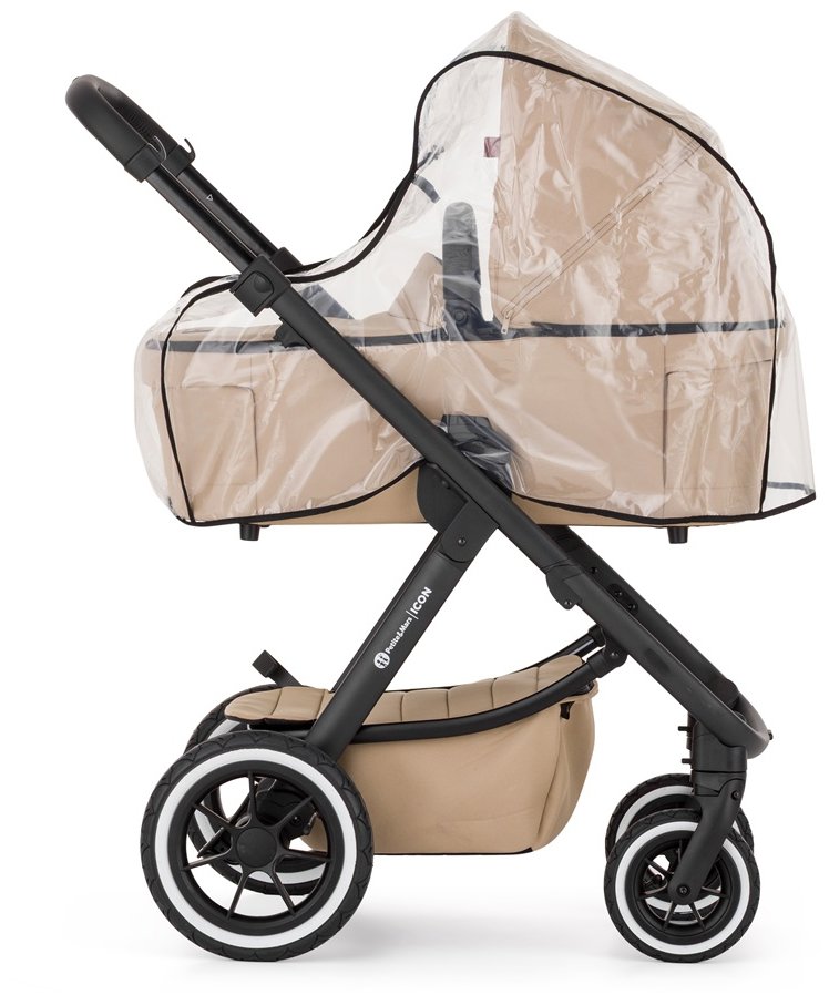 PETITE&MARS Rainy Pram pláštenka na hluboký kočárek
