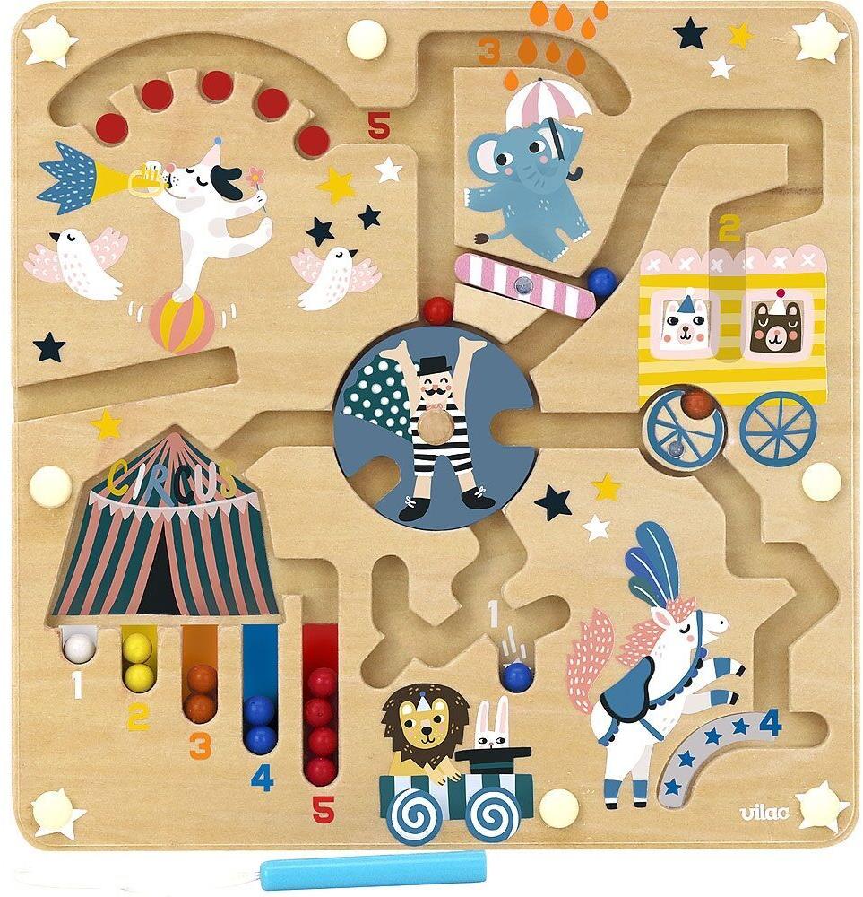 Vilac Magnetický labyrint cirkus Michelle Carlslund