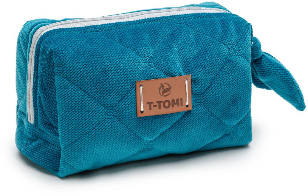 T-TOMI Small Beauty Baggie Petrol