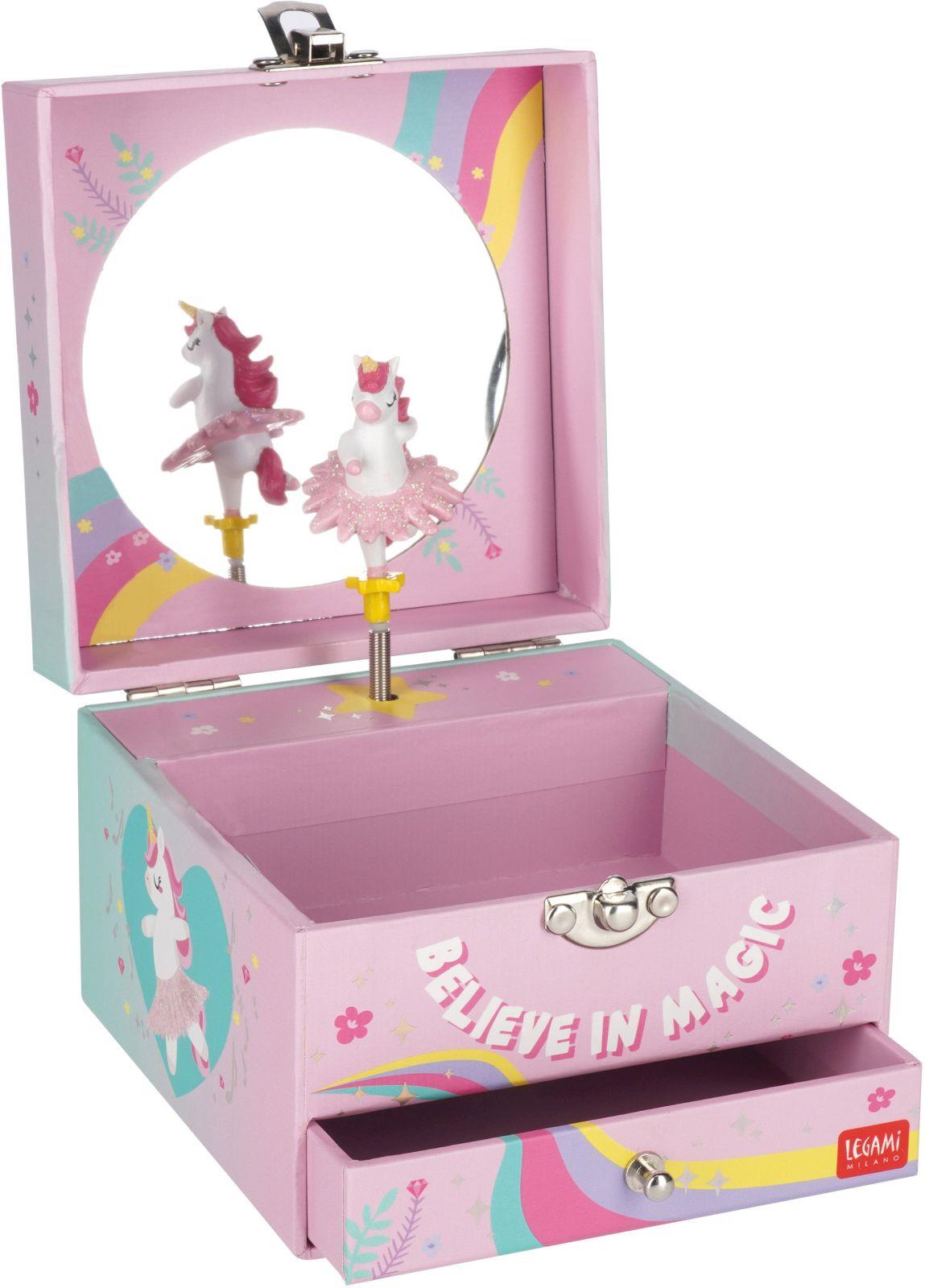 Legami Hrací šperkovnice - Musical Jewellery Box Unicorn