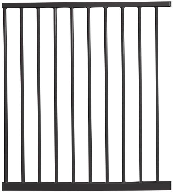 BabyDan Panel Asta s extra širokým prodloužením 64,5 cm černý