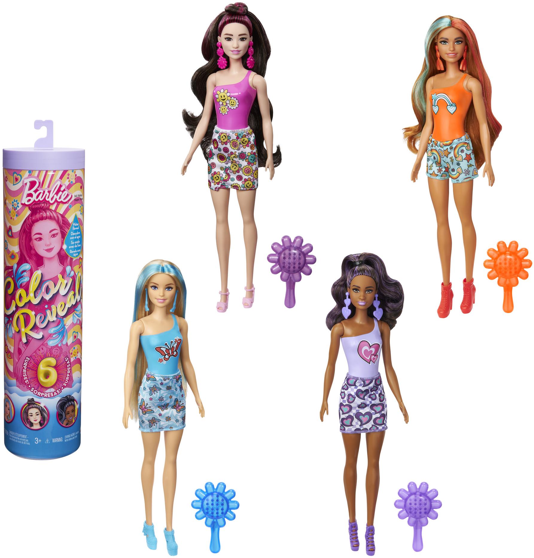 Barbie Color Reveal Barbie s divokými vzory 1ks