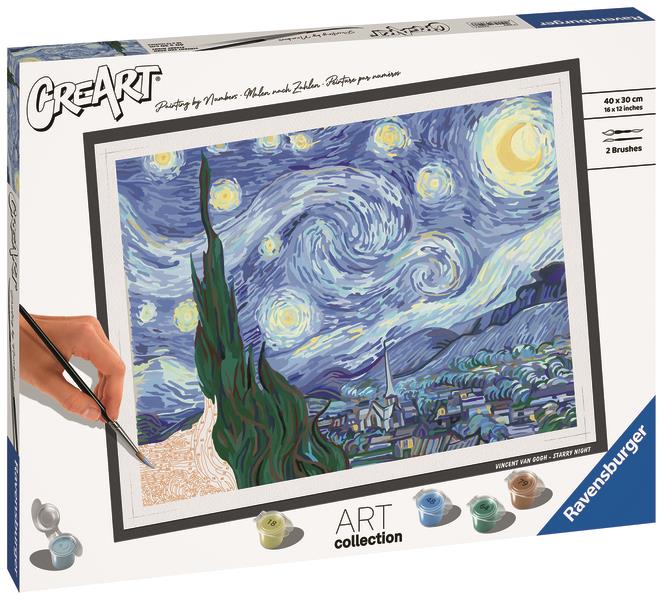 Ravensburger 235186 CreArt Vincent van Gogh: Hvězdná noc