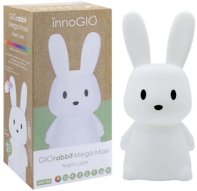 innoGIO Lampička Rabbit Mega Maxi pro dětský pokoj
