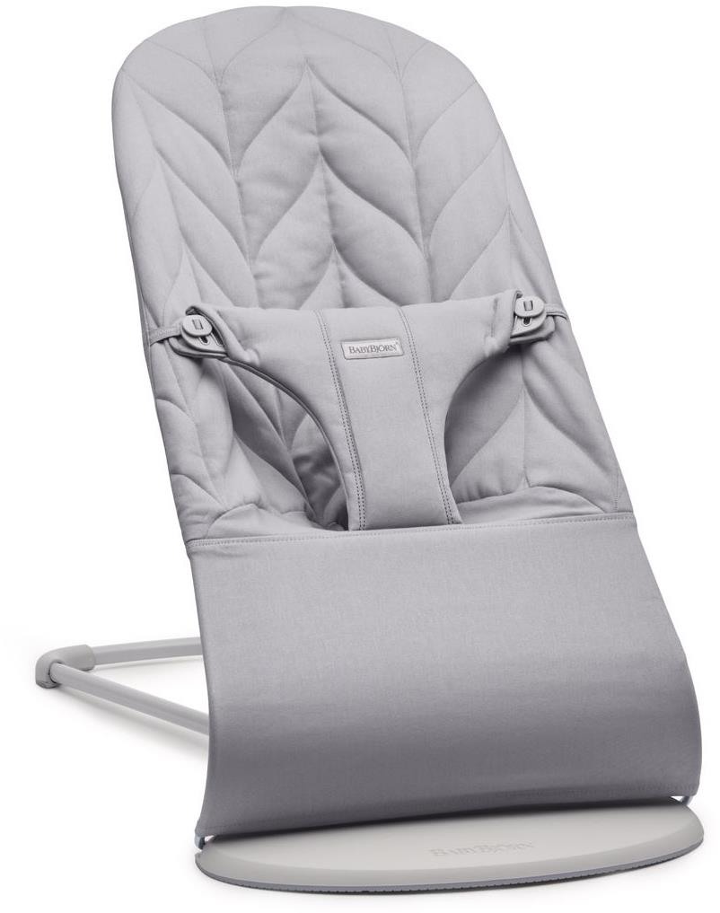 Babybjörn Bliss Light Grey Petal Woven, světle šedá konstrukce