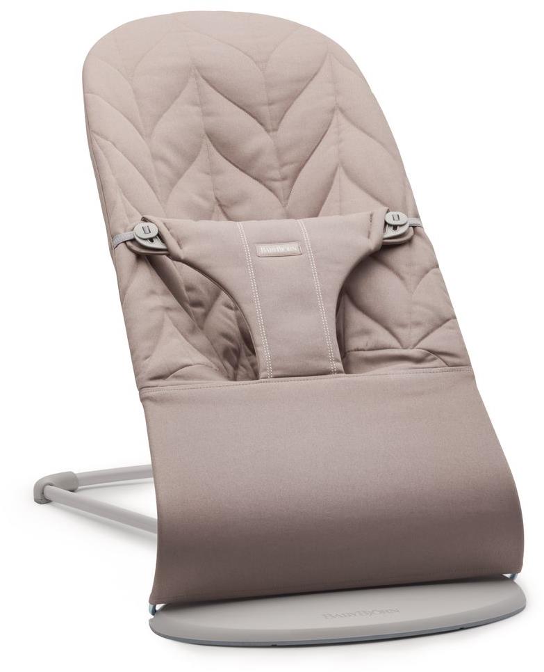 Babybjörn Bliss Sand Grey Woven Petal, světle šedá konstrukce