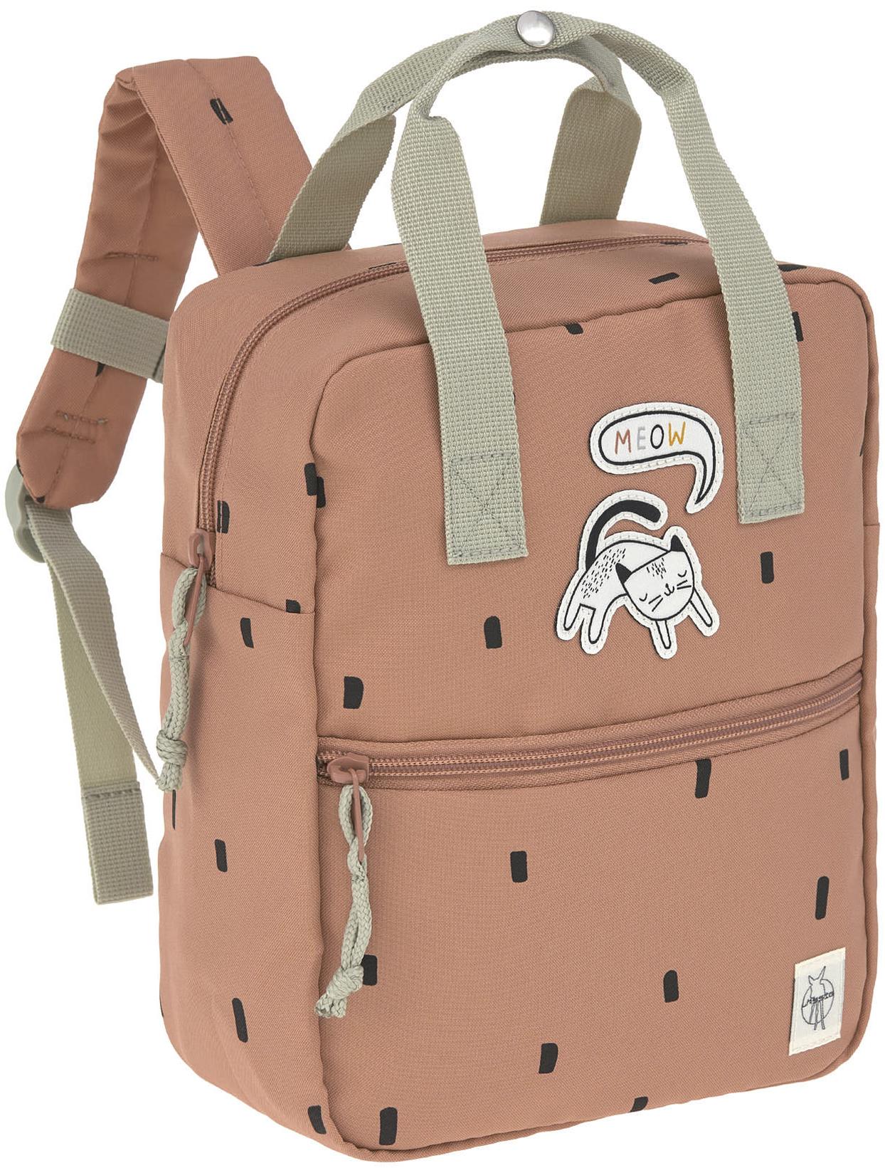 Lässig Mini Square Backpack Happy Prints caramel