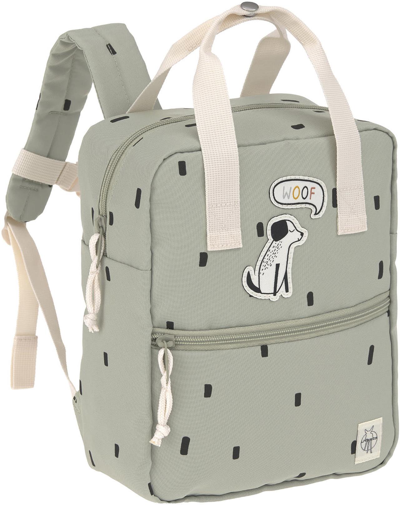 Lässig Mini Square Backpack Happy Prints light olive