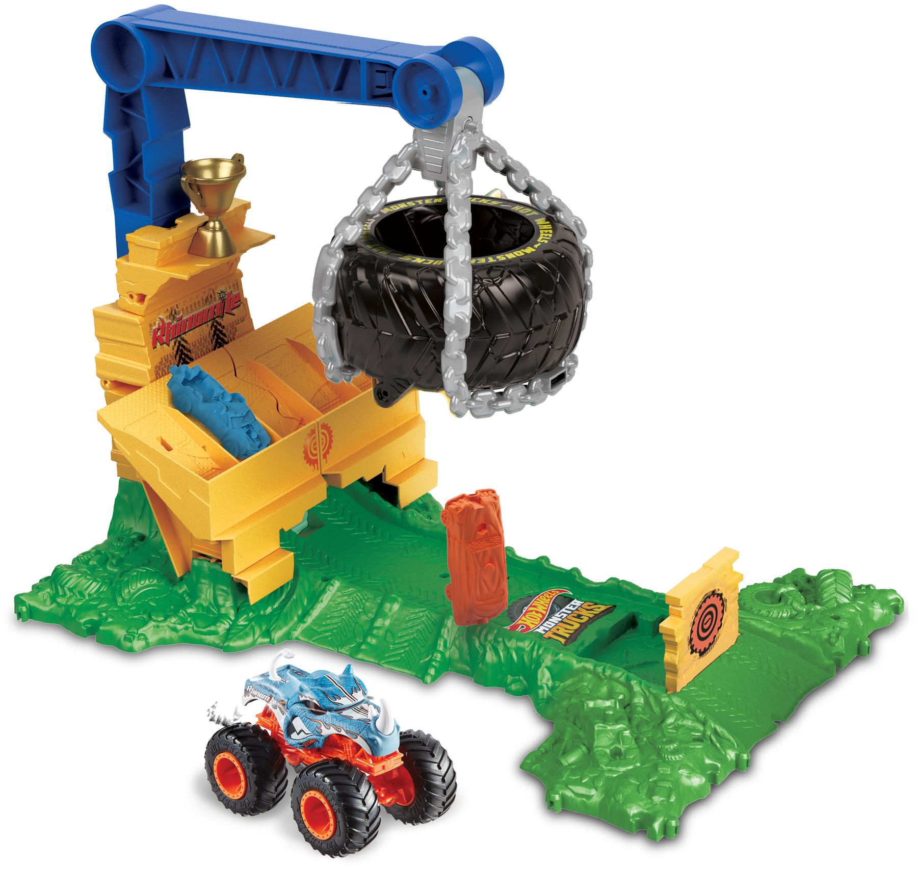 Hot Wheels Monster Trucks Aréna: výzva pro Rhinomita herní set