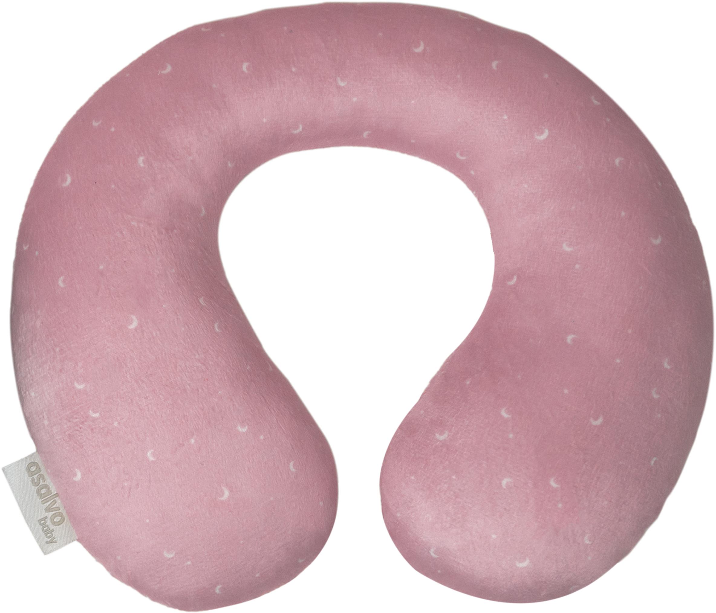 Asalvo Cestovní polštář do auta pink