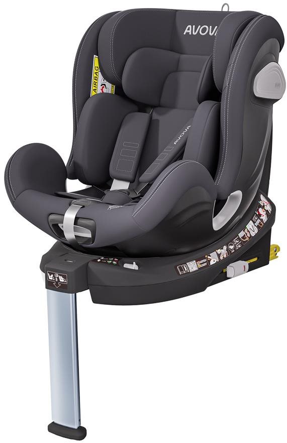 Avova Swan-fix i-Size 2024 40-125 cm Koala Grey