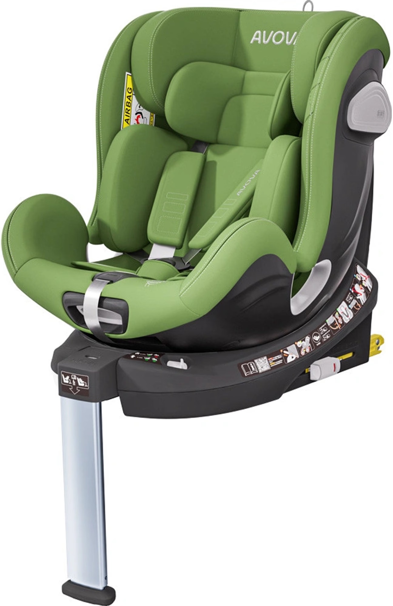 Avova Swan-fix i-Size 2024 40-125 cm Cactus Green