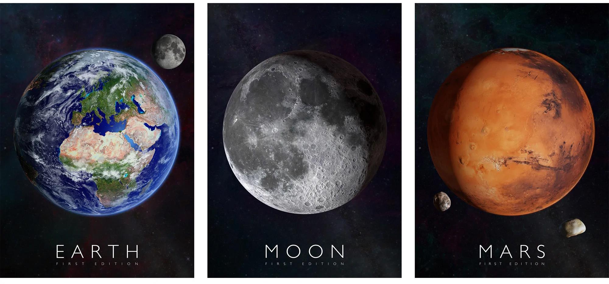 CURISCOPE Plakát Solární systém s rozšířenou realitou