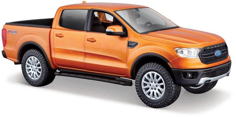 Maisto 2019 Ford Ranger, metal oranžová