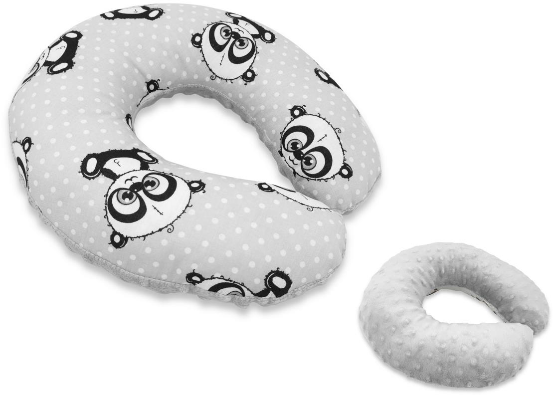 COSING Minky Pandy tečky šedá