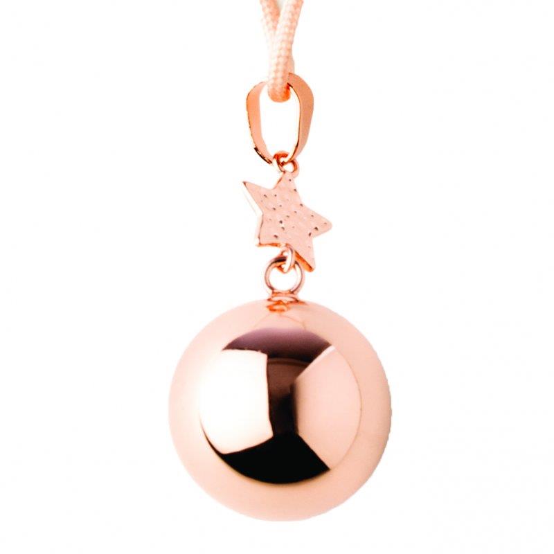 Bola Fantasy Rose gold star