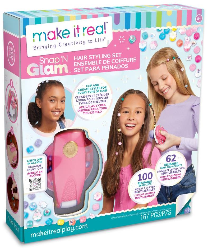 Make It Real Korálky do vlasů s aplikátorem