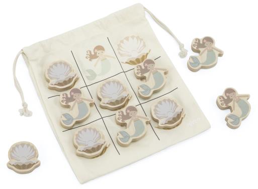 Tryco Dřevěná hra Tic Tac Toe Mořská panna