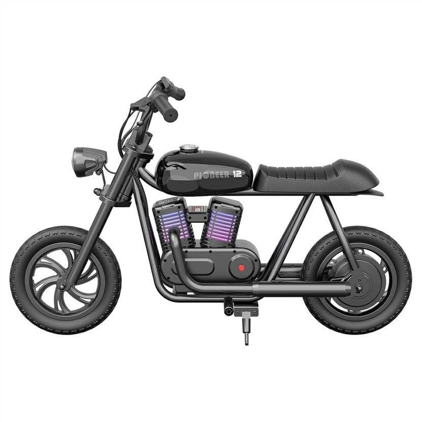 HYPER GOGO Pioneer 12 Plus dětská motorka černá