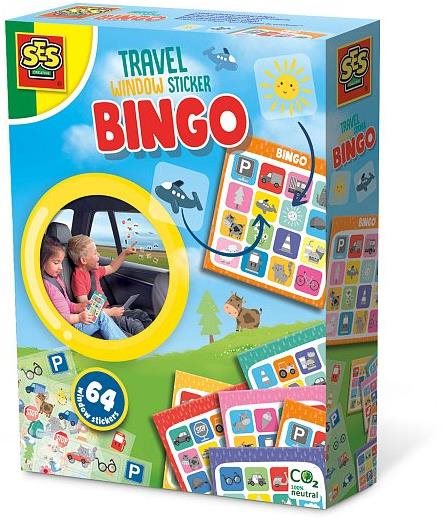 SES Cestovní hra Bingo - lepení obrázků na okno auta