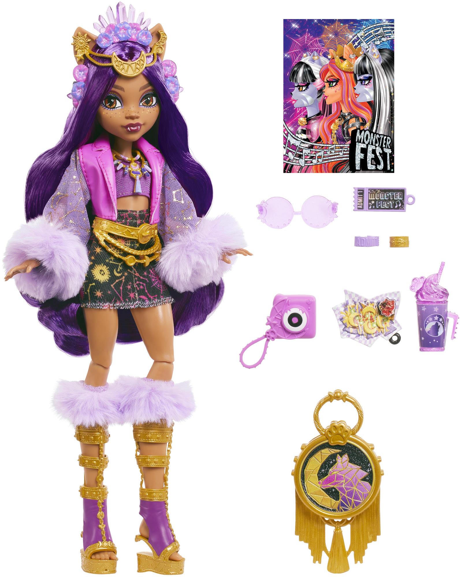 Monster High Monster Fest Clawdeen, plakát kapely a doplňky