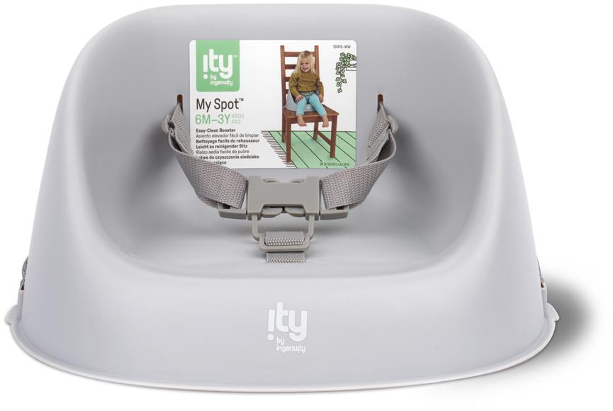 Ingenuity Podsedák na jídelní židli Easy Clean Booster Gray