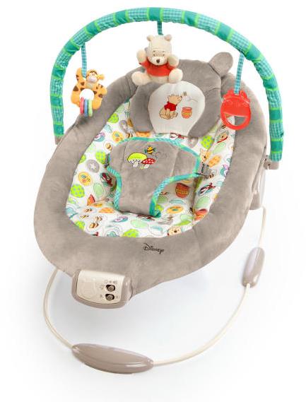 Bright Starts Lehátko vibrující s melodií Winnie the Pooh Dots & Hunny