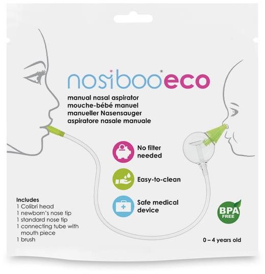 Nosiboo Eco Manuální odsávačka nosních hlenů
