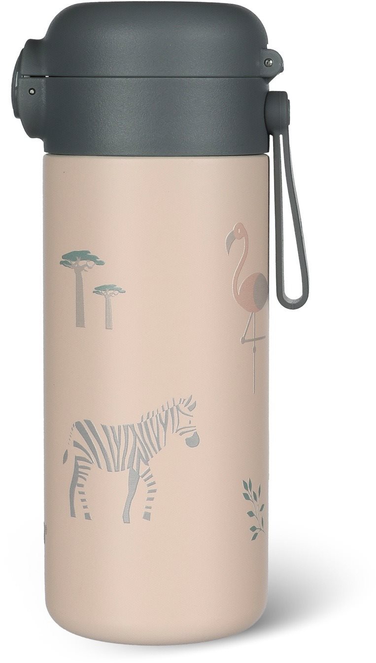 Zopa Termoska na tekutiny s brčkem a silikonovým držákem Safari 350 ml