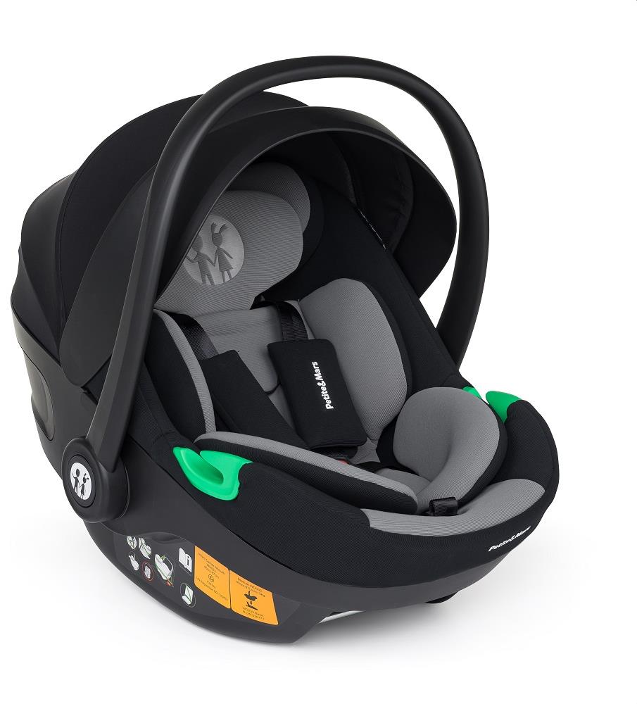 PETITE&MARS Core Pro i-Size Black Grey 0-13 kg