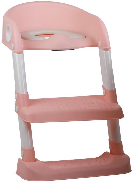 Tryco Redukce na WC se schůdky Pink