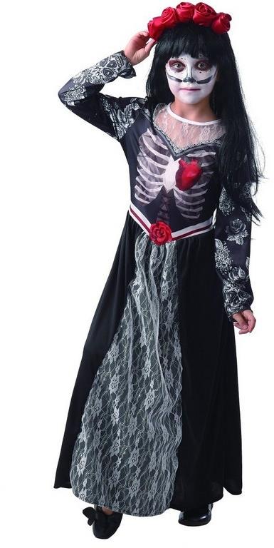 MaDe Šaty na karneval - smrt, 120 - 130 cm
