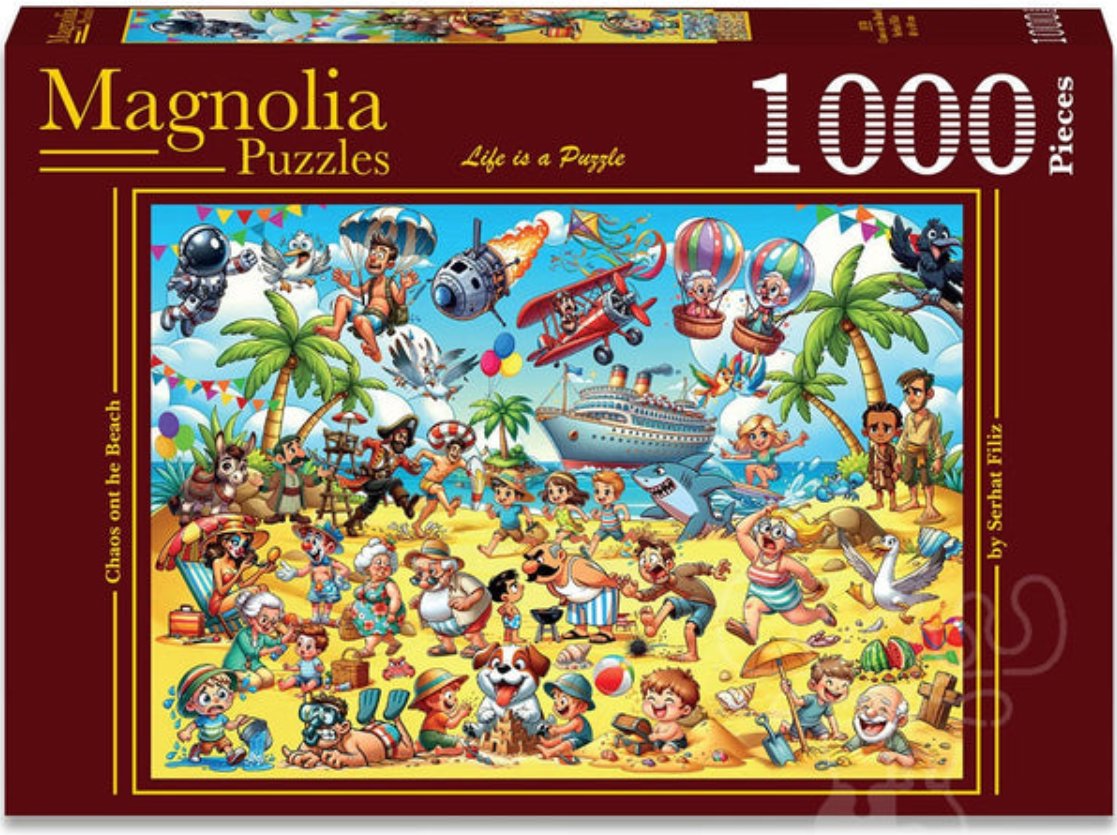 Magnolia Chaos na pláži 1000 dílků