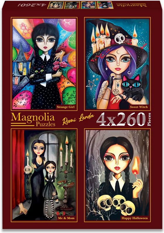 Magnolia Zvláštní holka, Milá čarodějnice, Já s mámou, Šťastný Halloween 4x260 dílků