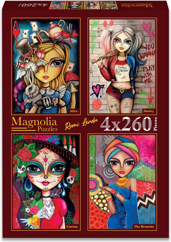 Magnolia Alenka, Harley, Catrina a Bruneta 4x260 dílků