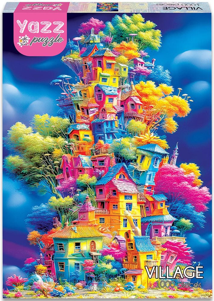 YAZZ Puzzle Vesnice 1000 dílků