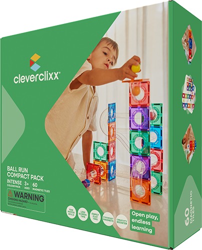 Cleverclixx Kuličkodráha magnetická 60 ks