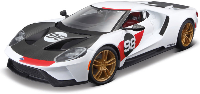 Maisto Ford GT Heritage 2021 1:18 bílá