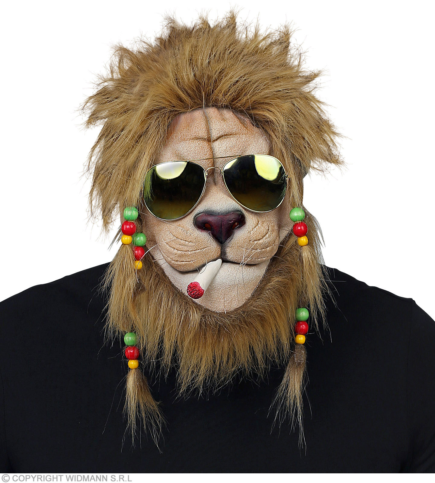 Widmann Maska lva rasta latexová