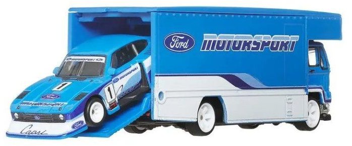 Hot Wheels Premium Car Culture Team Transport Ford Capri GR5 a Fleet Flyer