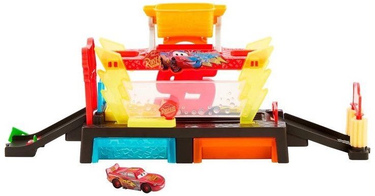 Mattel Hrací set Cars Colour Changers Lightning McQueen Myčka