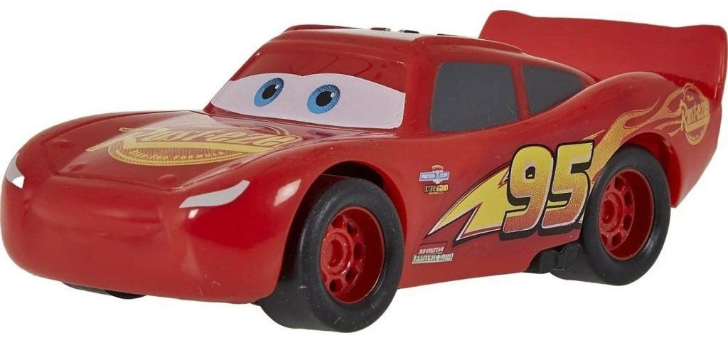 Mattel Disney Cars On The Road Lightning Mcqueen Pullback