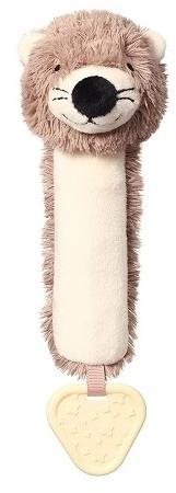 BabyOno Plyšová pískací hračka Otter Maggie Vydra, béžovo-hnědá