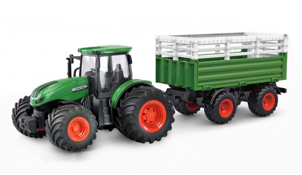 Amewi RC Traktor 2,4 Ghz s přeravníkem zvířat